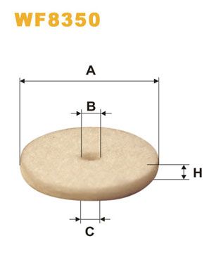 WIX FILTERS Топливный фильтр WF8350